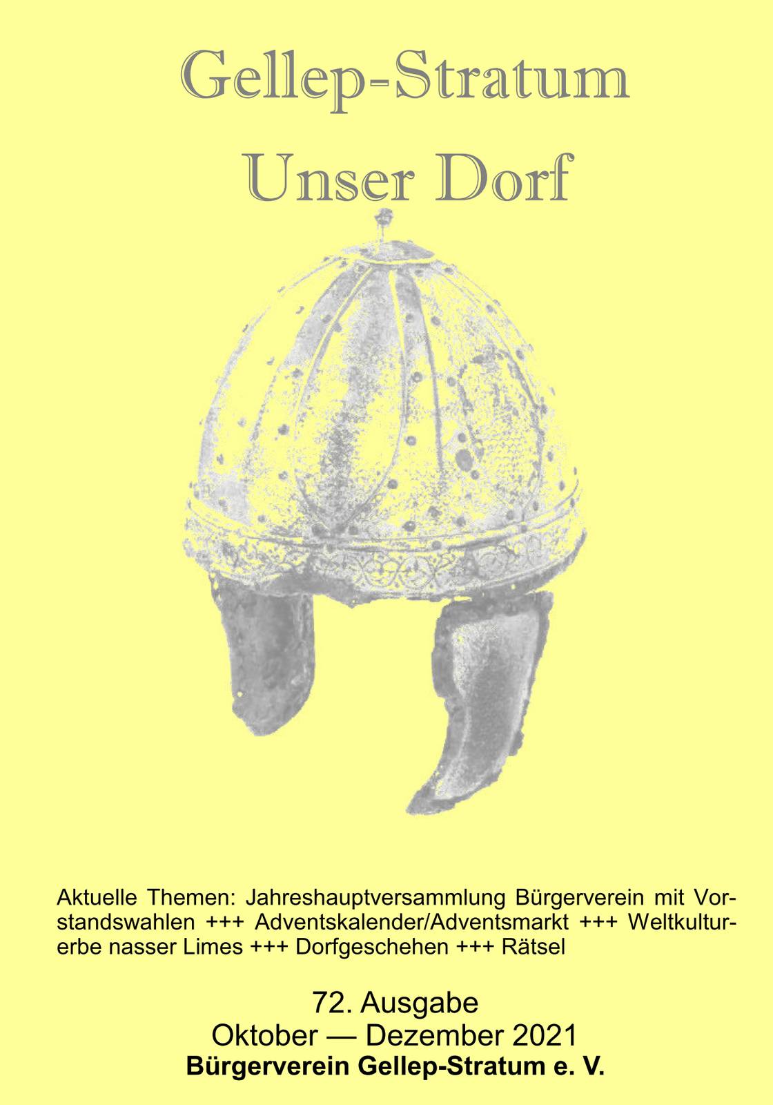 15.10.2021: Dorfblatt Nr. 72 - Themenauflistung & vieles mehr 15.10.2021: Dorfblatt Nr. 72 - Themenauflistung & vieles mehr